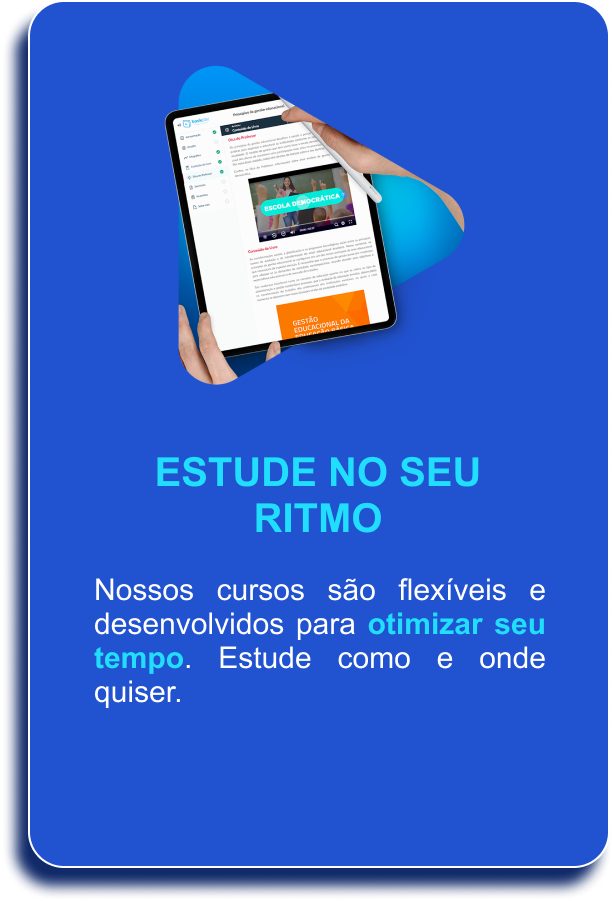 Estude no seu ritmo